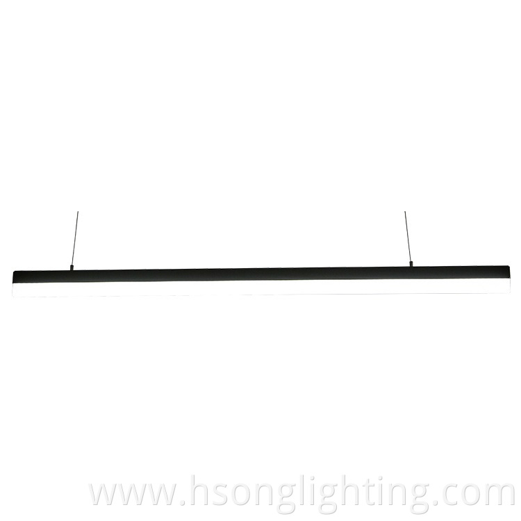 Acrylic suspended linear light 1200Mm 4Ft Ip33 led linear light 28w for indoor lighting